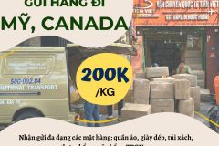 Gửi hàng đi USA, Canada - Tiến Việt Express