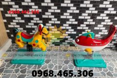 Thú nhún lò xo con gà, thú nhún con ngựa, thú nhún lò xo trẻ em