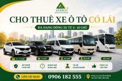 CHO THUÊ XE CÓ LÁI TỪ 4 – 45 CHỖ GIÁ TỐT, PHỤC VỤ 24/7