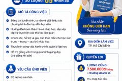 Nhân viên tư vấn tuyển sinh
