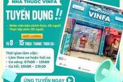 TUYỂN NHÂN VIÊN BÁN THUỐC TÂY