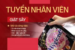 Tuyển NV phân loại giặt sấy quần áo làm tại Q8, công việc nhẹ nhàng