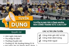 Tuyển công nhân chế tác trang sức, việc nhẹ lương cao ổn định
