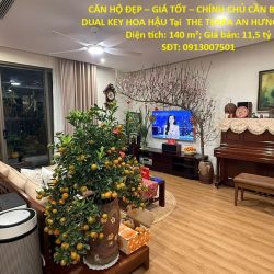 CĂN HỘ ĐẸP – GIÁ TỐT – CHÍNH CHỦ CẦN BÁN CĂN DUAL KEY HOA HẬU Tại  THE TERRA AN