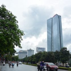 Bán Tòa VP Phố Đào Tấn, Ba Đình: Lô góc MT 16m, 8 Tầng  Vỉ Hè Rộng Kinh Doanh