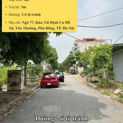 ĐẤT ĐẸP- GIÁ TỐT BÁN NHANH LÔ ĐẤT ĐẦU TƯ LÀ SINH LỜI TẠI Yên Thường Phù Đổng