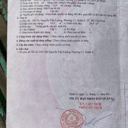 HOT HOT – CHÍNH CHỦ CẦN BÁN NHÀ  TẠI 210/76 NGUYỄN VĂN LUÔNG, P.11, Q.6, TP. Hồ