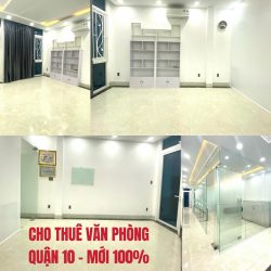 Chính chủ cho thuê văn phòng Tô Hiến Thành Q10, New 100%, đường nội bộ, làm VP