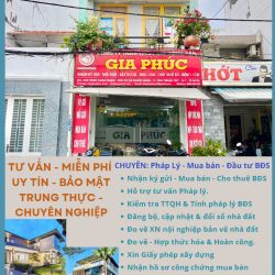 BẤT ĐỘNG SẢN GIA PHÚC QUẬN 7 - CHUYÊN DỊCH VỤ NHÀ ĐẤT QUẬN 7