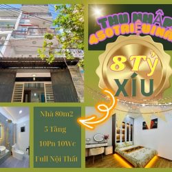 Máy In Tiền gần đường Bành Văn Trân HĐ thuê sẳn 420triệu/năm 10Pn-10Wc nhỉnh 8tỷ
