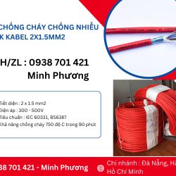 Cáp chống cháy chống nhiễu Altek Kabel 2x1.5mm2 Đà Nẵng, Phú Yên, Bình Định