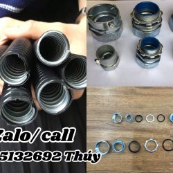 Ống ruột gà lõi thép bọc nhựa PVC/Đầu nối ống ruột gà