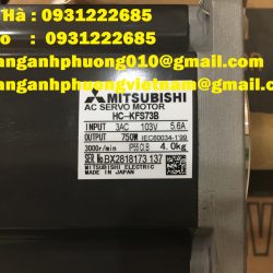 Cung cấp servo hàng mới -  mitsubishi HC-KFS73B - bh 12 tháng