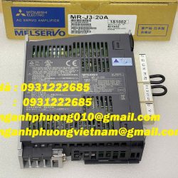 Cung cấp sản phẩm chất lượng servo mitsubishi MR-J3-20A  200W