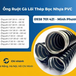 Ống Ruột Gà Lõi Thép Bọc Nhựa PVC – Linh Hoạt, Chống Cháy, Phù Hợp Mọi Công Trìn