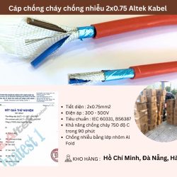Cáp chống cháy chống nhiễu 2x0.75 Altek Kabel Đà Nẵng, Bình Định, Phú Yên