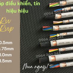 Cáp điều khiển, cáp tín hiệu RVV - RVVP Altek Kabel