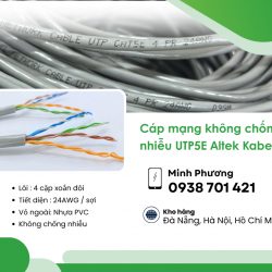 Cáp mạng không chống nhiễu UTP5E Altek Kabel phân phối Đà Nẵng, Quảng Ngãi, HCM