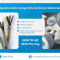 Cáp điều khiển chống nhiễu 8x1.0mm2 – Báo giá mới nhất, hàng chính hãng