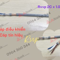 Cáp điều khiển PVC 2 lõi chống nhiễu/không chống nhiễu