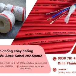 Cáp chống cháy chống nhiễu 2x2.5mm2 Altek Kabel Đà Nẵng, Bình Định, Phú Yên