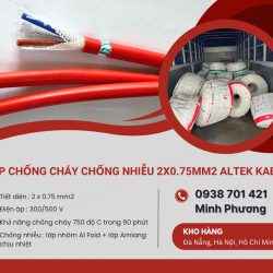 Cáp chống cháy chống nhiễu 2x0.75mm² Altek Kabel - Báo giá, ứng dụng mới nhất 20
