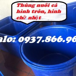 Thùng dung tích lớn chất lượng tốt, thung tròn 1000l, thùng dung tích lớn chữ nh