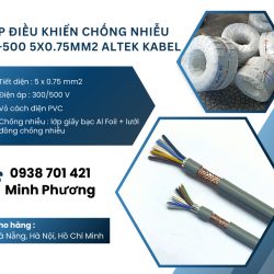 Cáp điều khiển chống nhiễu sh-500 5x0.75mm2 Tây Ninh, Đồng Nai, Bà Rịa–Vũng Tàu