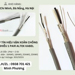 Cáp tín hiệu vặn xoắn chống nhiễu 1 Pair Altek Kabel Đà Nẵng, Hà Nội, Hồ Chí Min