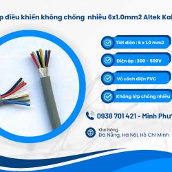 Cáp tín hiệu Altek Kabel không chống nhiễu 6x1.0mm2 Đà Nẵng, Bình Định, Gia Lai