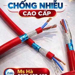 Cáp chống cháy chống nhiễu - Hàng sẵn Hà Nội