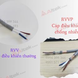 Cáp điều khiển, cáp tín hiệu 2x0.5, 2x0.75, 2x1.0, 2x1.5 Altek Kabel