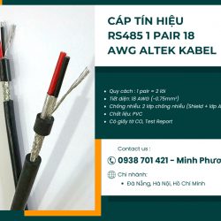 Cáp RS485 1 Pair 18AWG – Giải pháp truyền tín hiệu ổn định cho hệ thống công ngh