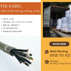 Báo giá cáp điều khiển không chống nhiễu 10x1.5mm2 mới nhất Đà Nẵng, Huế