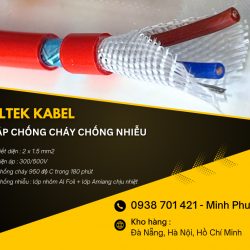 Cáp chống cháy chống nhiễu 2x1.5mm2 chất lượng cao Thanh Hóa, Nghệ An, Hà Tĩnh
