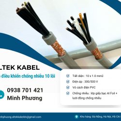Mua cáp điều khiển chống nhiễu 10x1.0mm2 ở đâu uy tín?