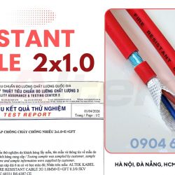 Cáp tín hiệu báo cháy chống cháy chống nhiễu 2x1.5mm2 Altek Kabel