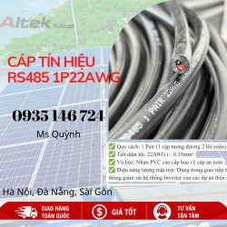 Cáp tín hiệu RS485 1 Pair 22AWG Altek Kabel dùng cho hệ thống solar