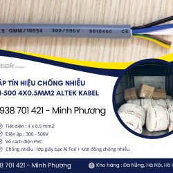 Cáp tín hiệu chống nhiễu SH-500 4x0.5mm2 Altek Kabel Đà Nẵng, Hải Phòng, Cần Thơ