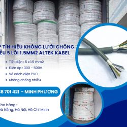Cáp tín hiệu không lưới chống nhiễu 5 lõi 1.5mm2 Altek Kabel Đà Nẵng, Huế, Bình