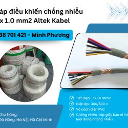 Cáp điều khiển có lưới chống nhiễu 7x1.0mm2 giao ngay Hồ Chí Minh, Bình Dương