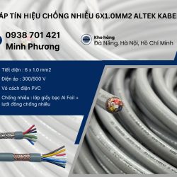 Cáp tín hiệu chống nhiễu 6x1.0mm2 Altek Kabel Đà Nẵng, Hà Tĩnh, Quảng Bình