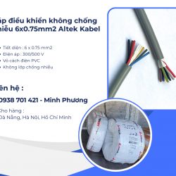 Cáp điều khiển không chống nhiễu Altek Kabel 6x0.75mm2 Đà Nẵng, Hà Nội, HCM