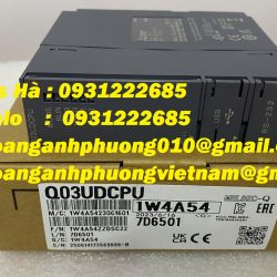 Module tốc độ xử lý nhanh dòng mitsubishi Q03UDCPU