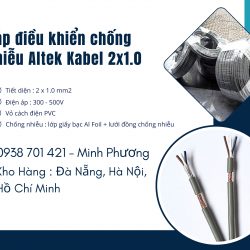 Cáp điều khiển chống nhiễu Altek Kabel 2x1.0 Thanh Hóa, Hà Tĩnh, Phú Yên