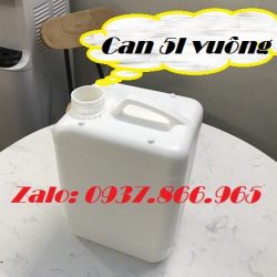 Can nhựa trắng 5l, can nhựa, can 5l tại hà nội