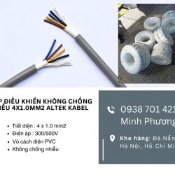 Cáp tín hiệu không chống nhiễu Altek Kabel 4x1.0mm2 Quảng Nam, Quảng Ngãi, Bình