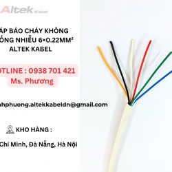 Cáp Báo Cháy không chống nhiễu 6×0.22mm² Altek Kabel