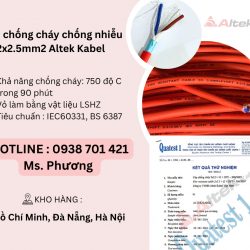 Cáp chống cháy chống nhiễu 2x2.5mm2 Altek Kabel Đà Nẵng, Hà Nội, Hồ Chí Minh