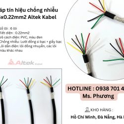 Cáp tín hiệu chống nhiễu 6x0.22mm Altek Kabel Đà Nẵng, Hà Nội, Hồ Chí Minh